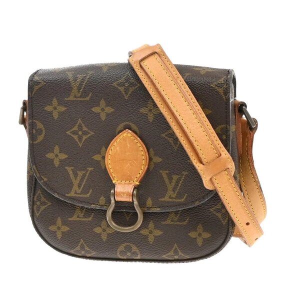 LOUIS VUITTON Mini Saint Cloud Shoulder Bag Monogram Leather BN M51244 35EE799 - Picture 1 of 14